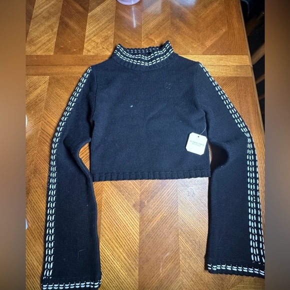 Zoe Contrast Stitch Sweater SZ XS - Picture 5 of 6